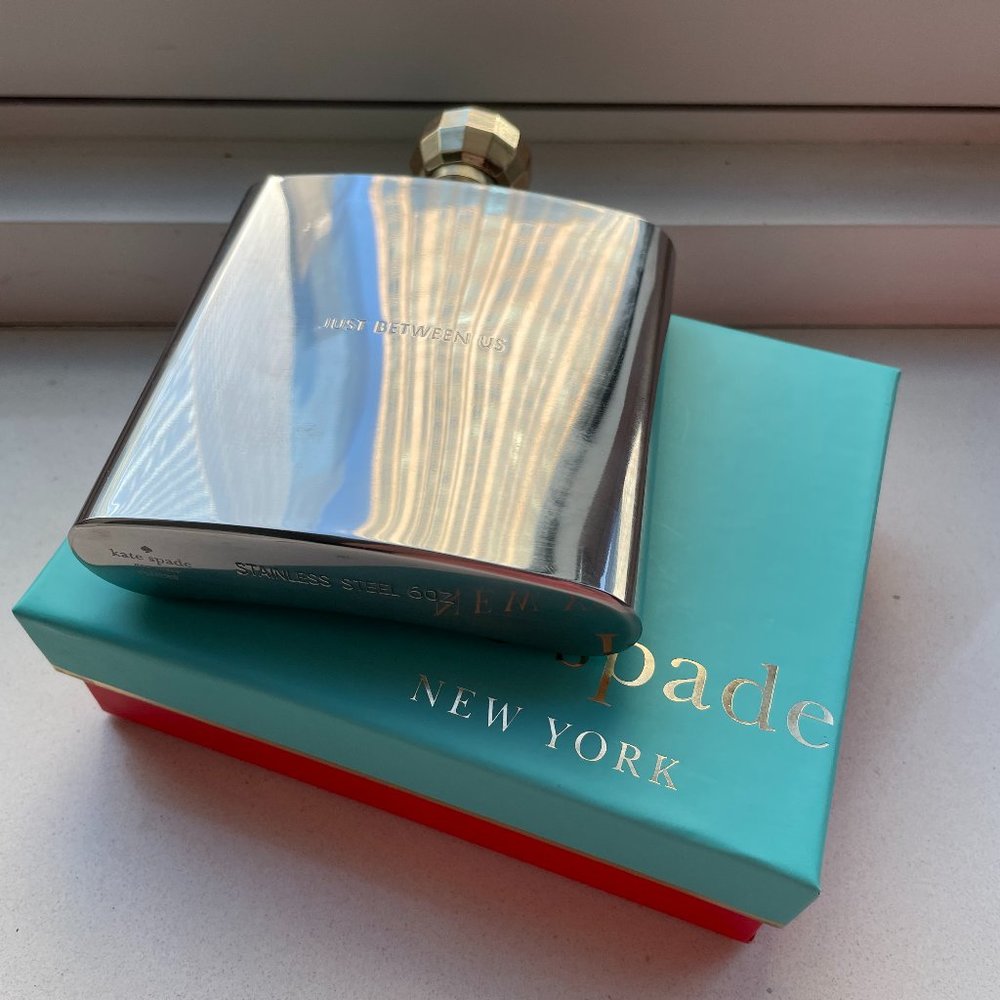 Kate Spade Just Between Us Flask - Picture 1 of 5